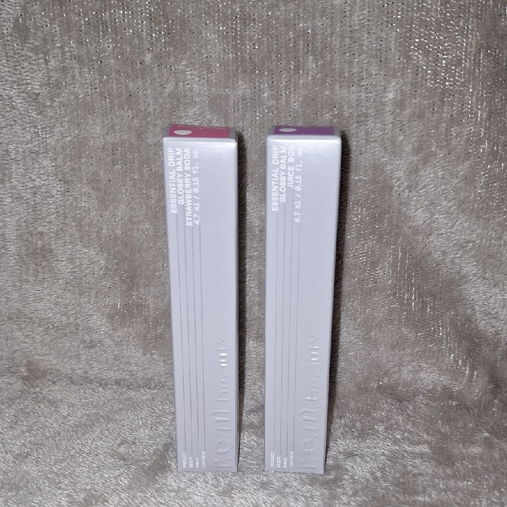 R.E.M. Beauty Essential Drip Glossy Bomb Duo Juice Box & Strawberry Soda